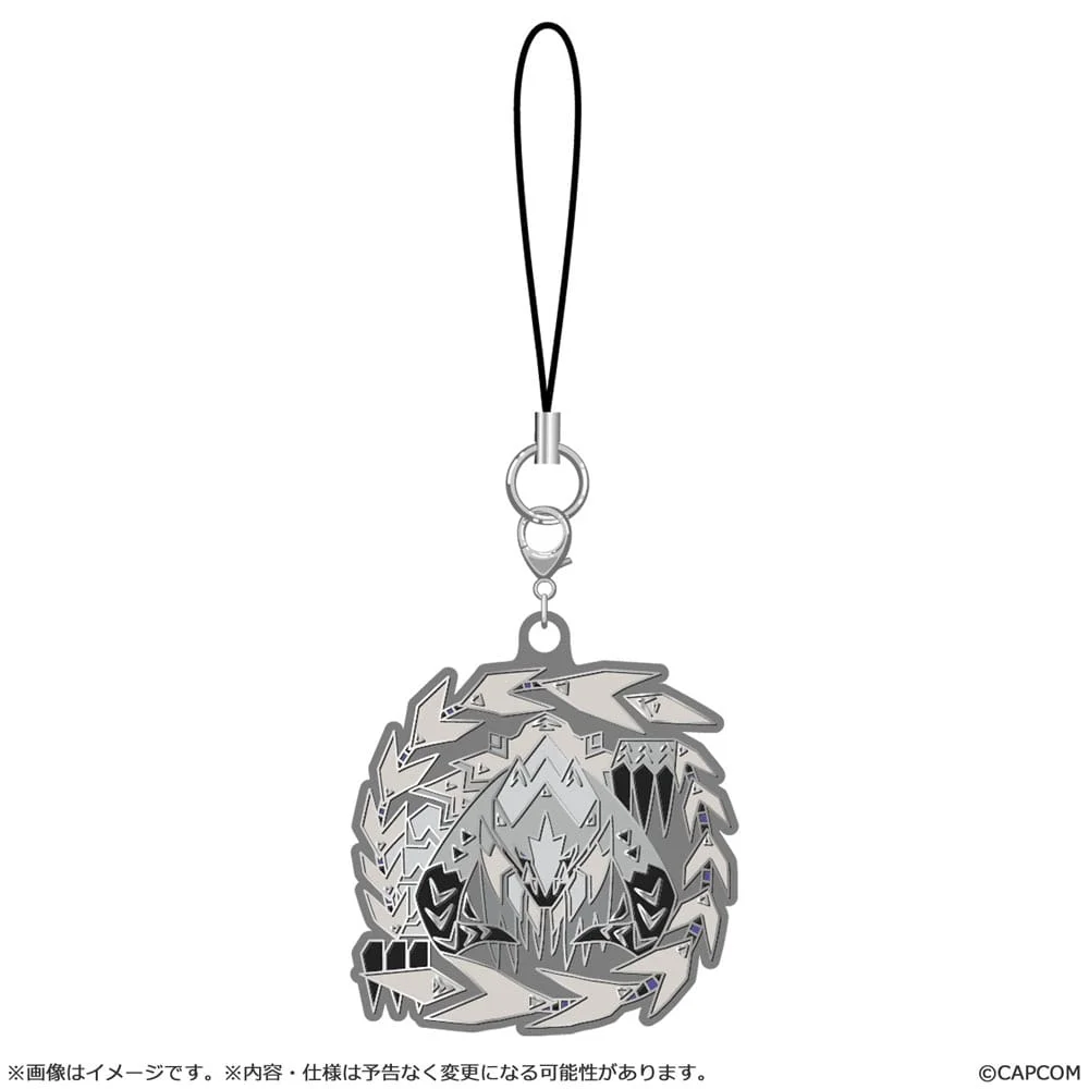 Monster Hunter Wilds Monster icon Metal Keychain - 1 Unidade Aleatória